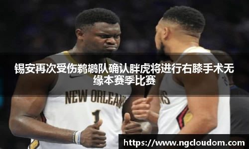 锡安再次受伤鹈鹕队确认胖虎将进行右膝手术无缘本赛季比赛